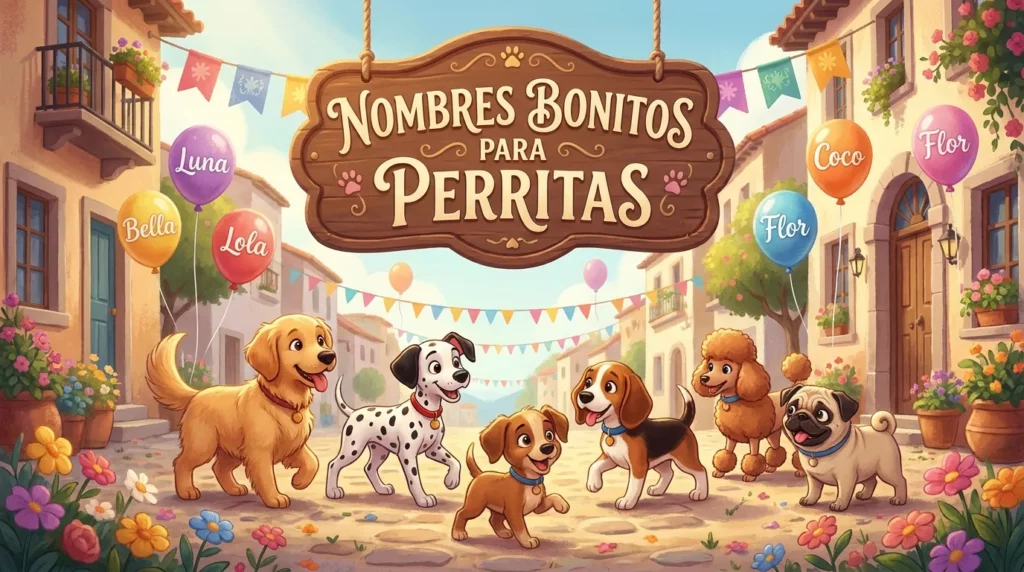 Nombres bonitos para perritas: Más de 120 ideas melodiosas, tiernas y con mucho encanto