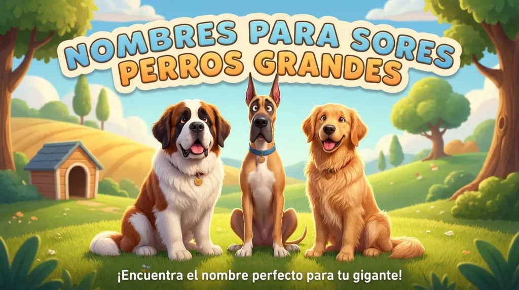Nombres para perros grandes: Más de 50 ideas imponentes, originales y con carácter