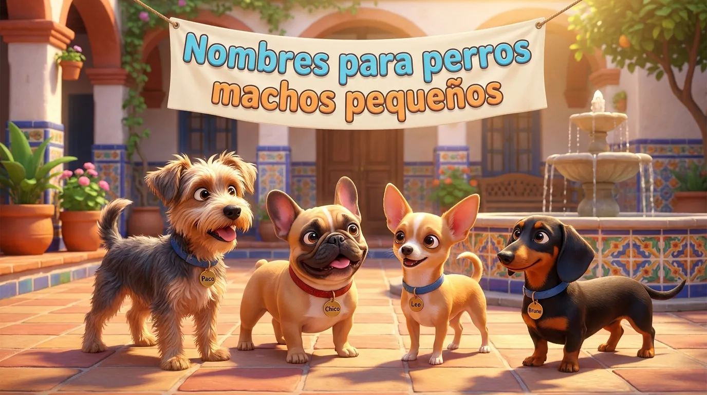 Nombres para perros machos pequeños