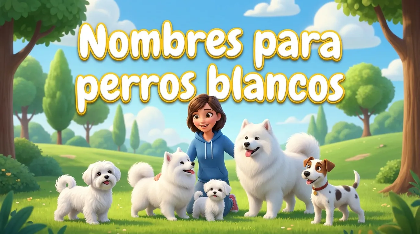 Nombres para perros blancos